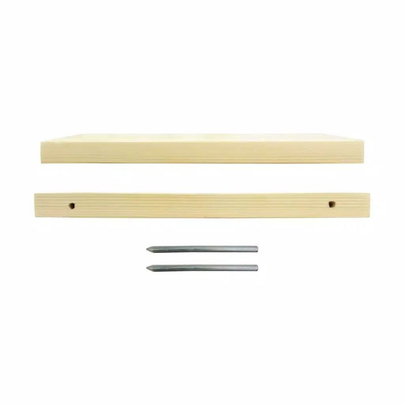 FLOATING SHELF AMBALAN KAYU TEMPAT MENYIMPAN BUKU DLL