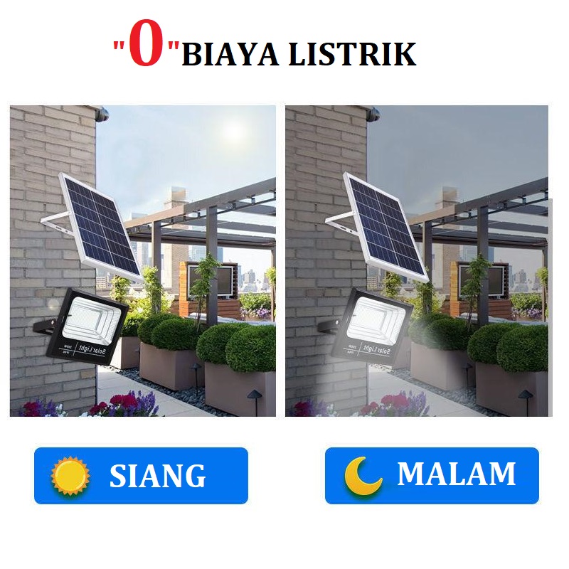 NEW CAHAYA MATAHARI LAMPU SOROT SOLAR CELL LED TENAGA SURYA LAMPU TENAGA MATAHARI LAMPU SOROT 85W Outdoor