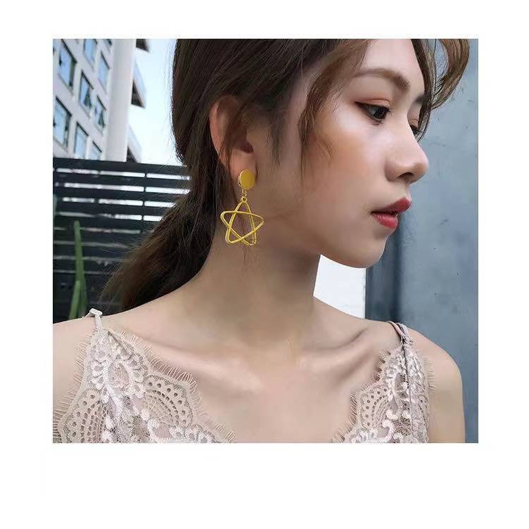 (ROWLING) Anting Bintang Fashion Wanita Star Stud Earrings Import