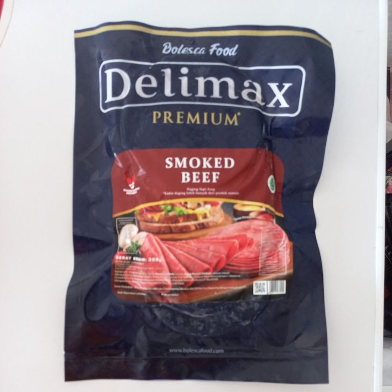 

Deli Max Smoked Beef Daging Sapi Asap isi 10 Lembar 200gr