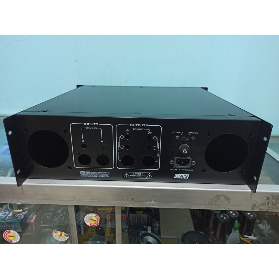 BOX POWER AMPLIFIER PROFESIONAL SOUND SYSTEM CA20 PLUS PANEL DEPAN