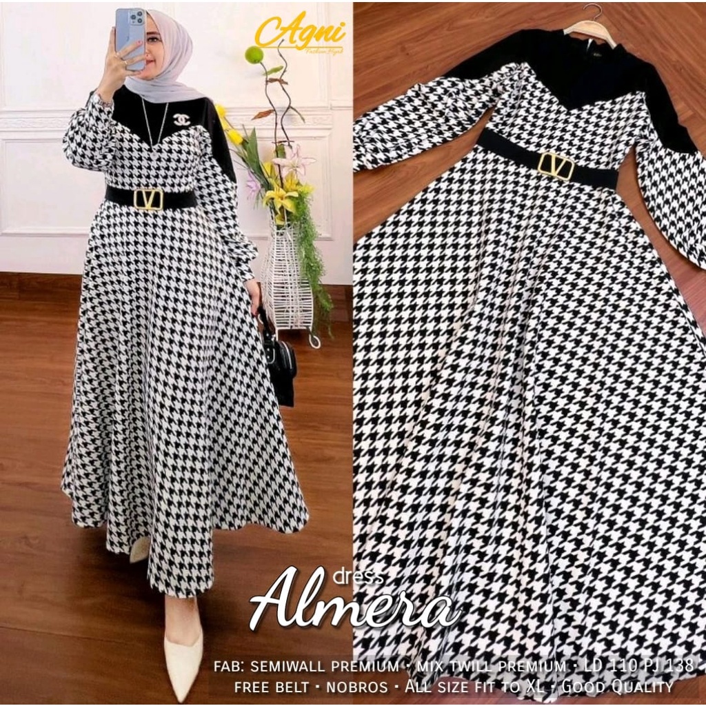 gamis almera dress agni