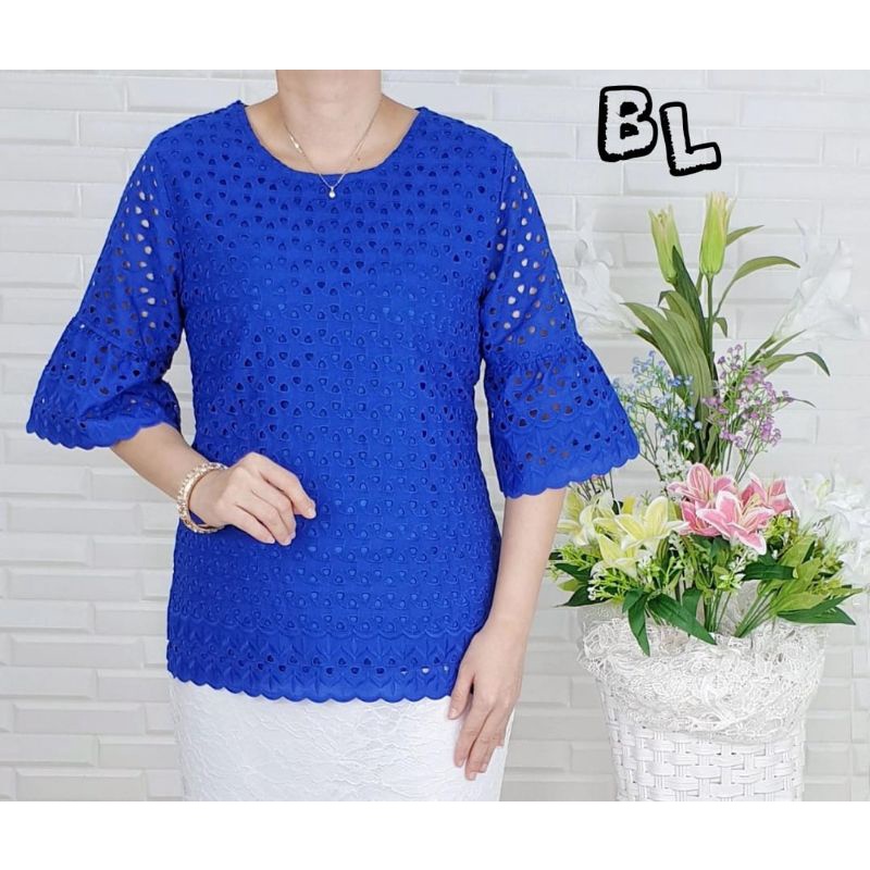 blus katun bolong