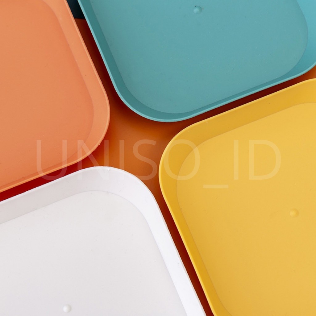 UNISO - PIRING PLASTIK MAKAN UNIK TEMPAT WADAH BUAH SAYURAN SNACK KUE SAJI SERBAGUNA MAKANAN | PIRING SNACK | PIRING UNIK | PIRING ESTETIK | PIRING PLASTIK KECIL | PIRING BUAH | PIRING MURAH-2