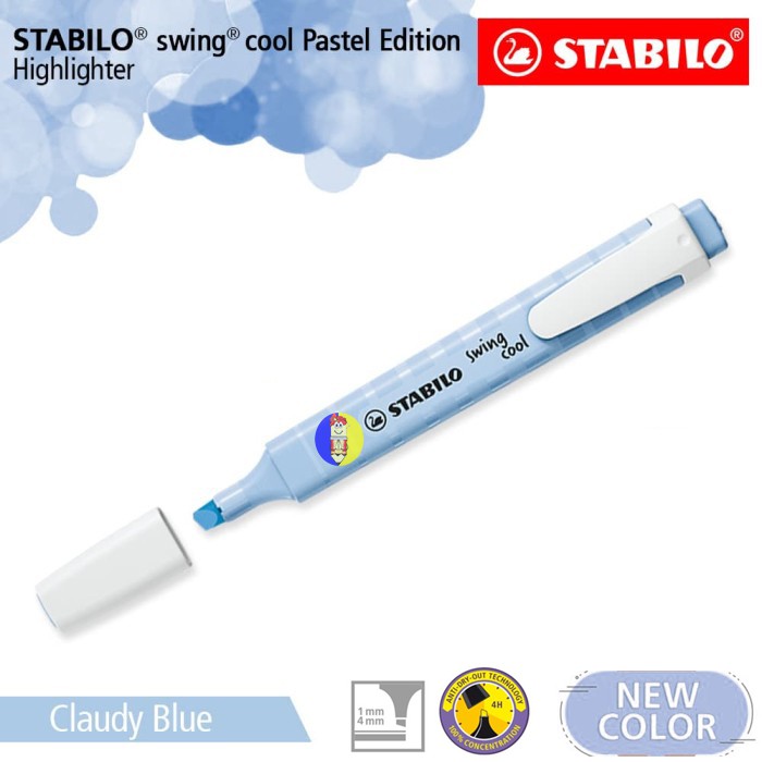 

STABILO Swing Cool Pastel Cloudy Blue / Highlighter Warna Biru Langit
