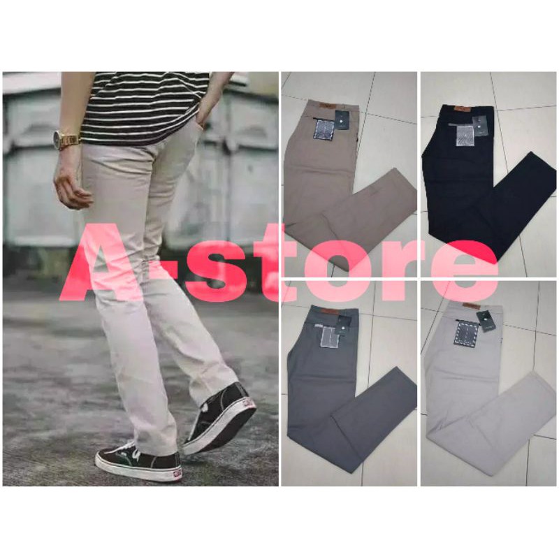 CELANA PANJANG KATUN CHINO CHINO / CELANA KANTORAN KATUN CHINO seze 27-38 COD