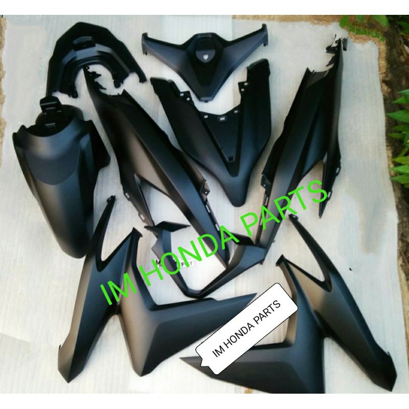 cover body halus Vario 125 150 LED 2018-2020 hitam doft original