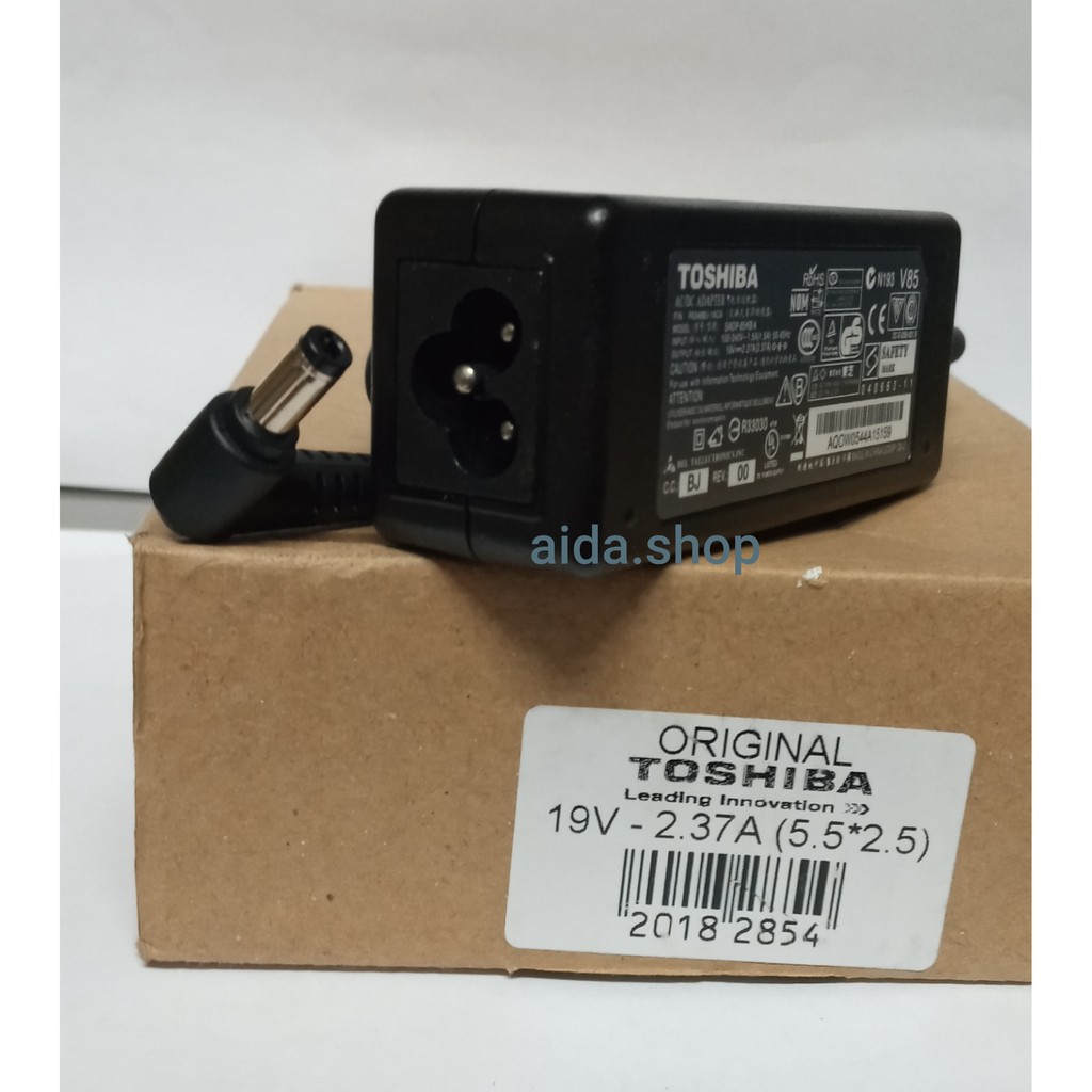 Adaptor Charger Laptop Toshiba 19v - 2.37 Original
