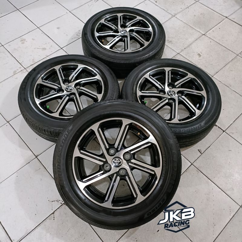 Velg Mobil Second Std New Calya R14 hole 4x100 + Ban 175 65 R14