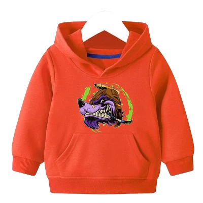 Sweater Anak Srigala Hoodie Anak Fleece Usia 2 - 6 tahun