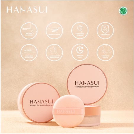 ✨SHASYA✨ HANASUI Perfect Fit Setting Powder | Loose Powder | Bedak | BPOM 12gr