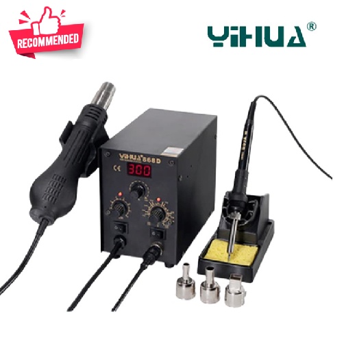 BLOWER SOLDER UAP HOT AIR 2 IN 1 SOLDERING YIHUA 868D SOLDER STATION