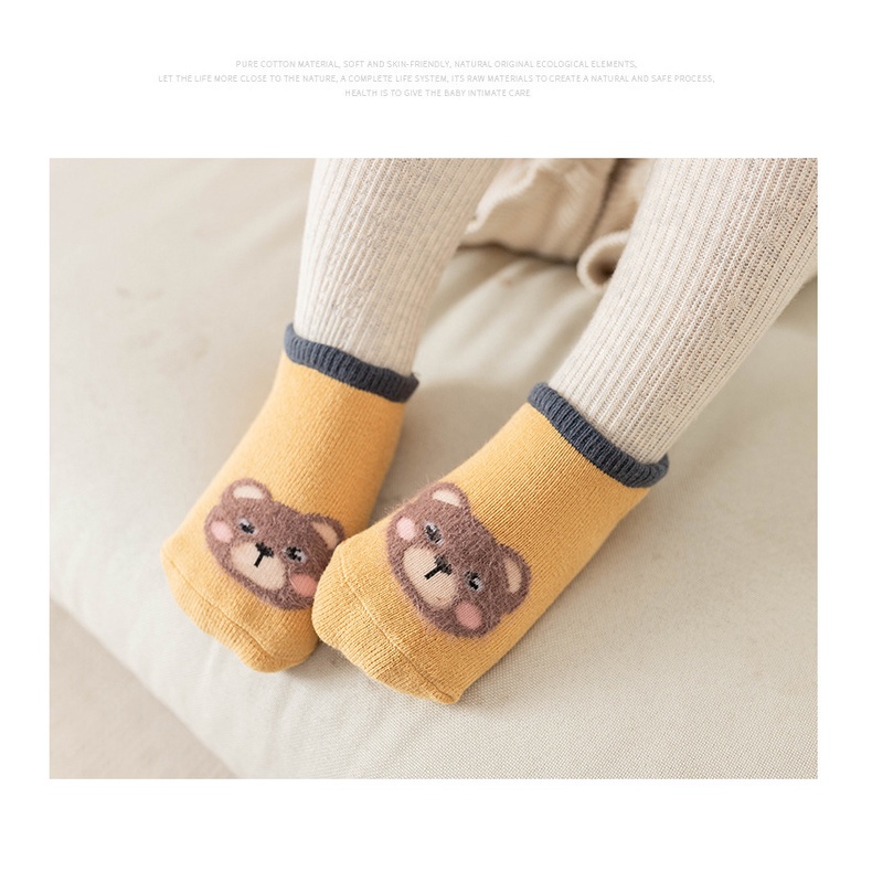 Kaos Kaki Anak Antislip Animal Beludru/ Kaos kaki