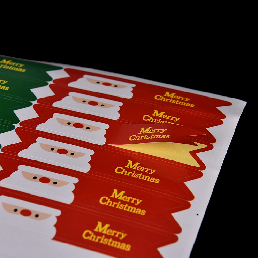 36pcs Stiker Label Segel Desain Santa Merry Christmas Untuk Membuat Kartu Scrapbook