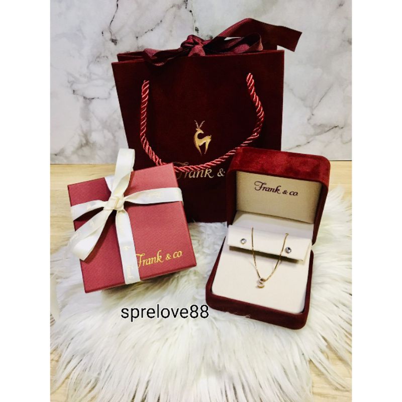 box set kalung & anting FRANK N CO (large) full set NEW!!!