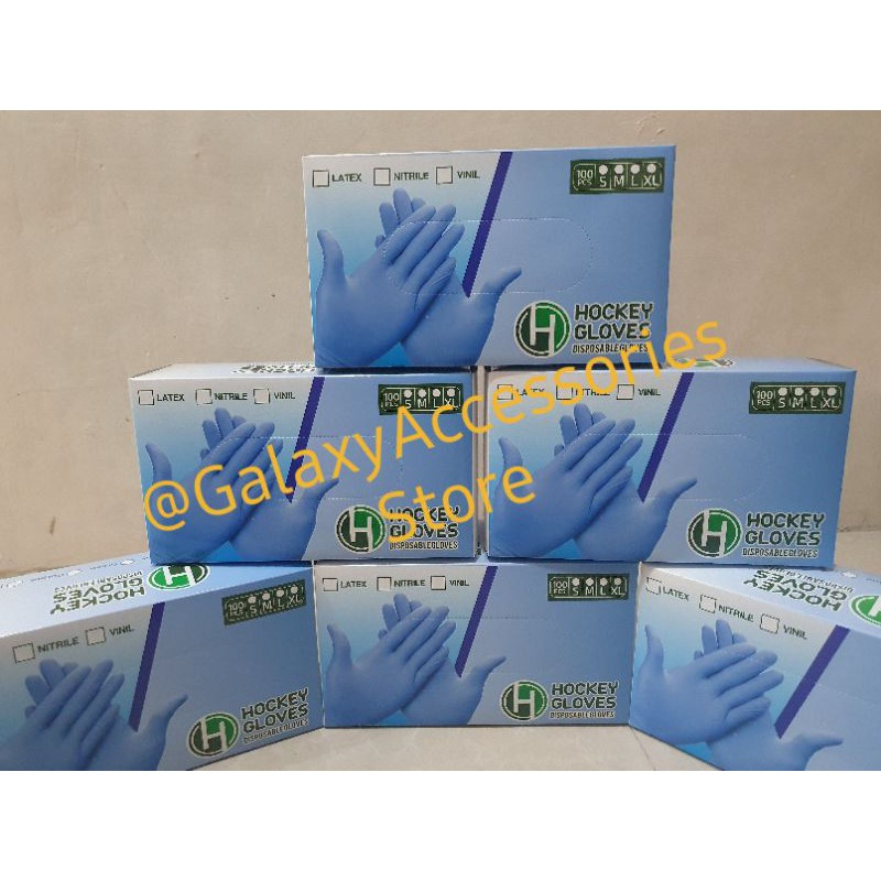 Sarung Tangan Latex HOCKEY GLOVES isi 100 Pcs