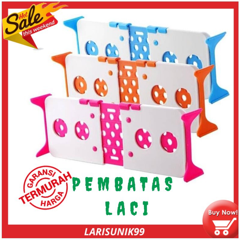 

Terbaru Alat Pembatas Laci Serbaguna Ukuran Bisa Disesuaikan Bahan Plastik Murah!