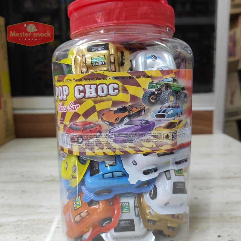 

Chocolate Pop Choc Toples (bentuk Mobil) isi 40 pcs