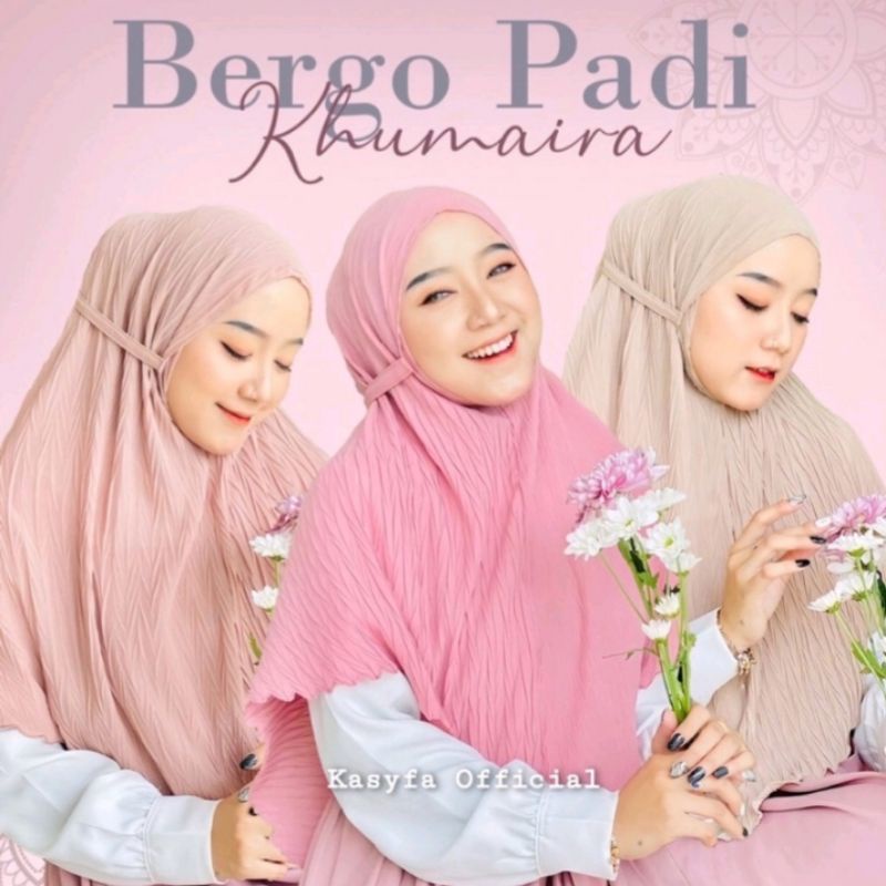 JILBAB BERGO MARYAM PLISKET PADI / KERUDUNG