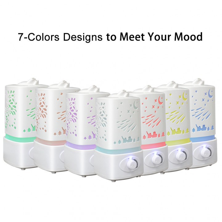 Carved Design Air Humidifier Large Capacity Aroma Diffuser - 1.5L