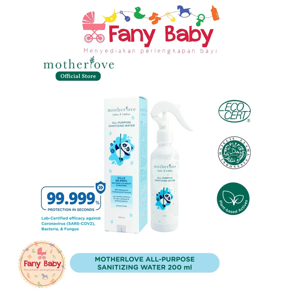 MOTHERLOVE SANITIZING WATER 200ML