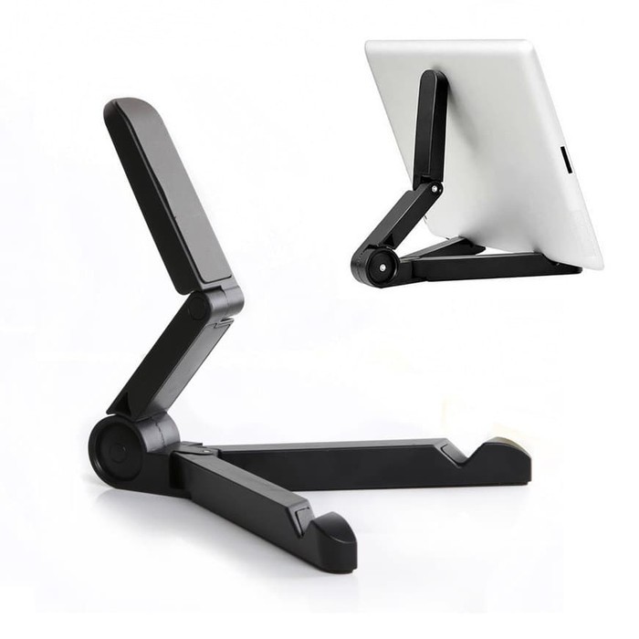 STAND TAB LIPAT V FOLDABLE HOLDER penyangga TABLET HP IPAD BUKU PIAGAM