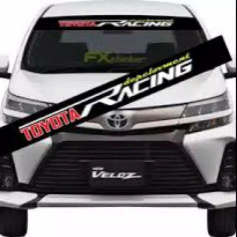 Stiker kaca depan mobil Toyota all mobil toyota