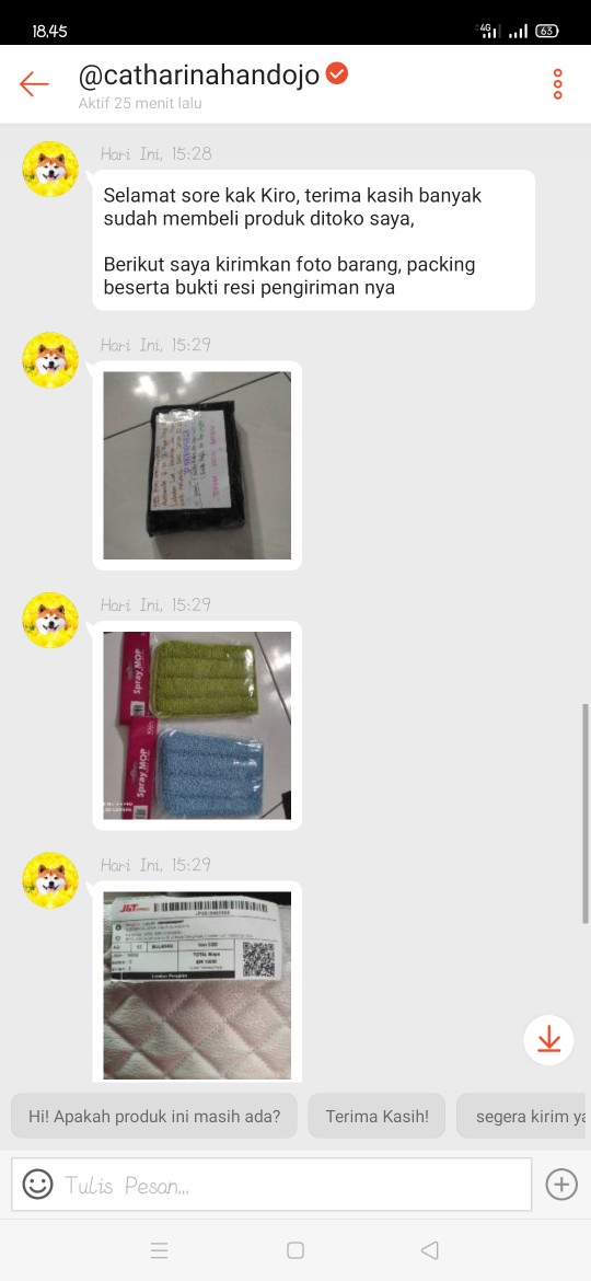 Bolde Refil Spray Mop Segi