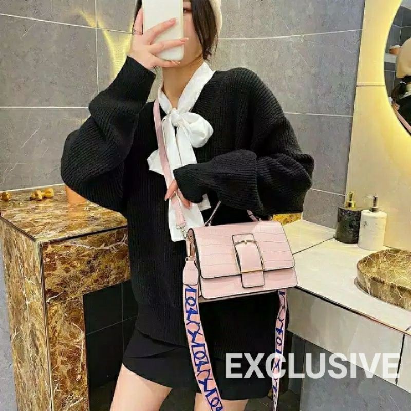 PROMO TERBARU TAS SELEMPANG KOREA 7378/TAS WANITA/FASHION WANITA
