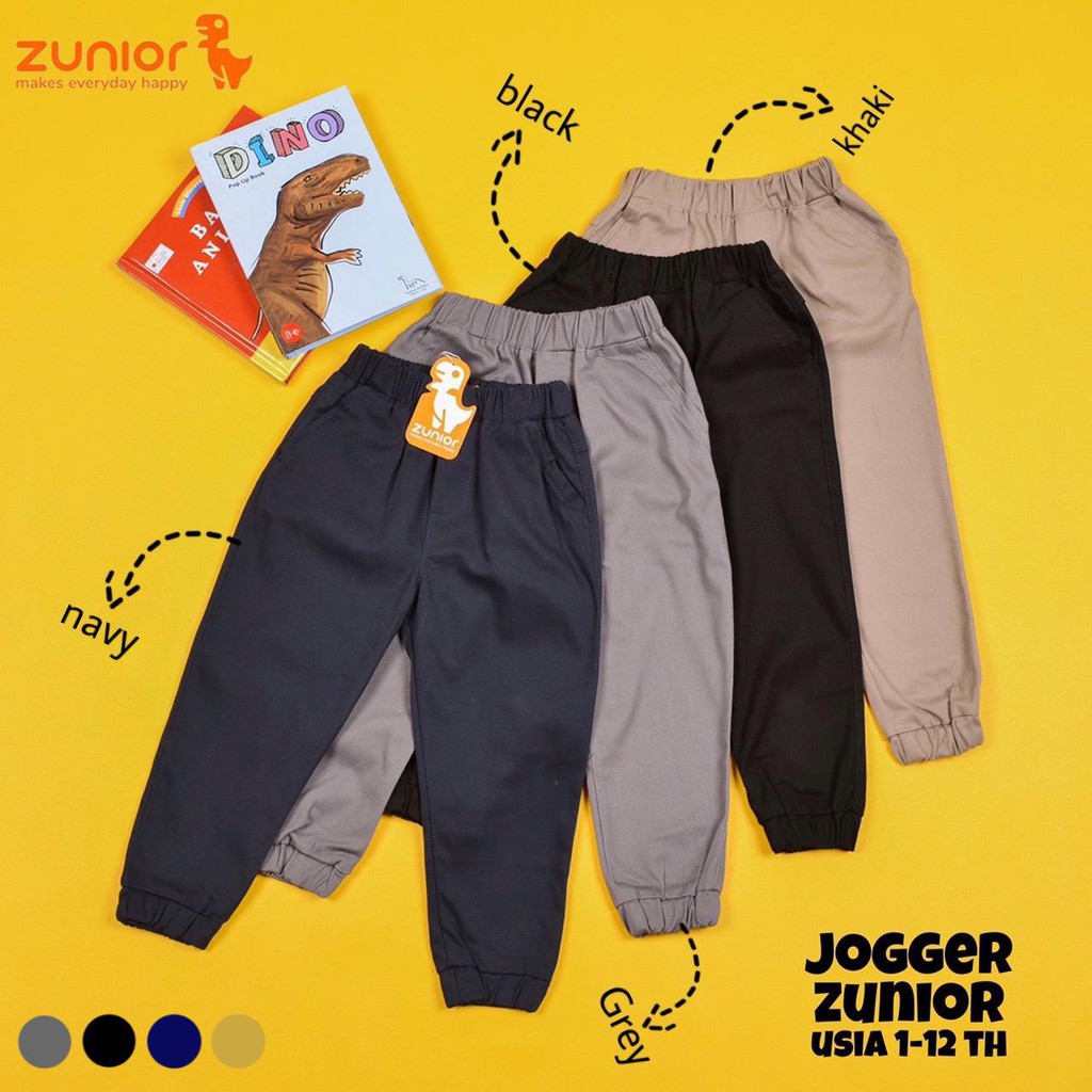 Celana Panjang Jogger Anak Zunior (size S - 26) | DUO KRUCILS