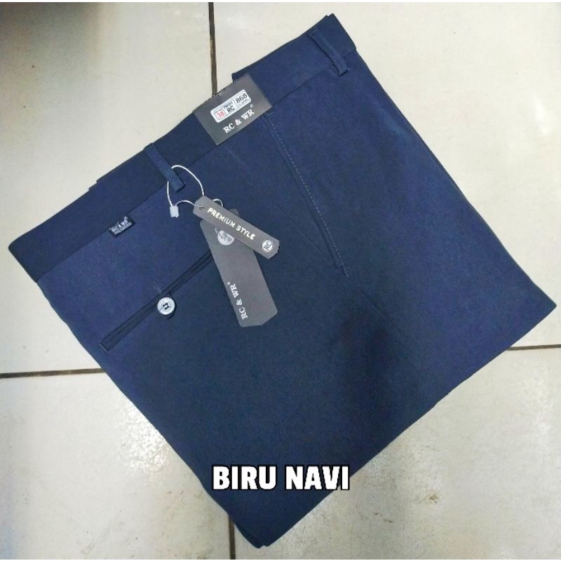 ORI !!!CELANA  FORMAL PANJANG PRIA STANDAR | KERJA | BAHAN | KATUN RC&amp;WR | HALUS | ADEM | TEBAL size 27-44