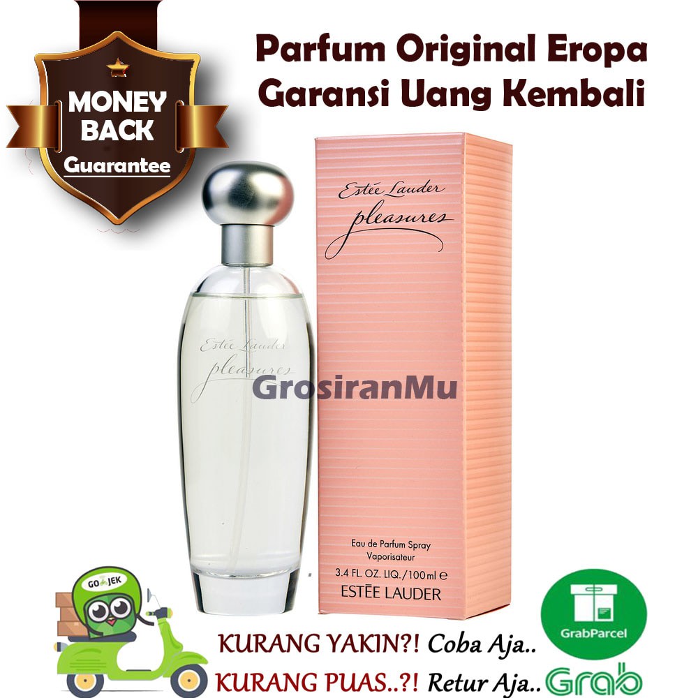 Tester Parfum Original Estee Lauder Pleasure 100ml Asli 100⎕onbox