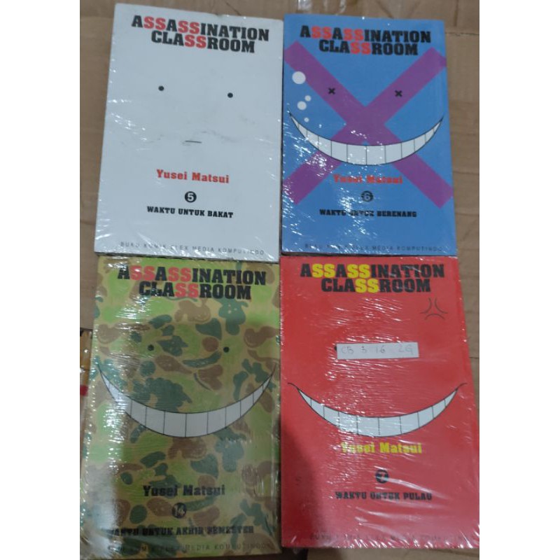 Paket komik seri: ASSASSINATION CLASSROOM seri 1-21 maaf TDK bisa cabutan ( minus seri 20)