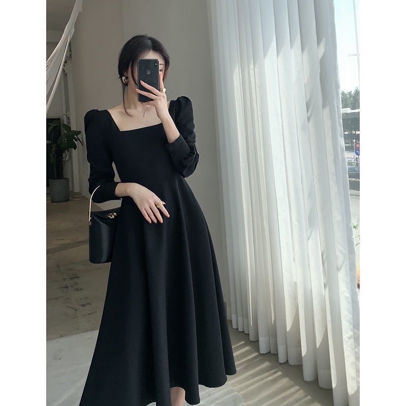 【COD】DRESS HITAM CASUAL MURAH HOME DRESS M29