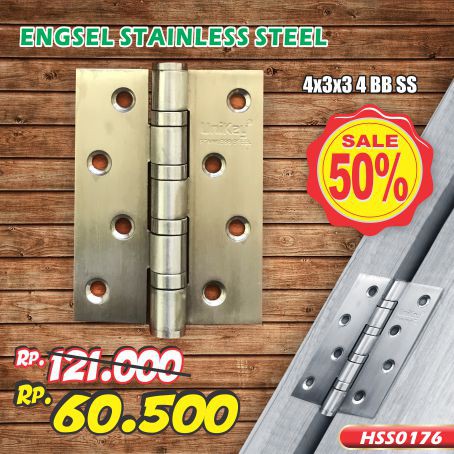 Produsen Engsel Unikey Hss Uk 113 4x3x3 4bb Ss Engsel Pintu / Jendela / Kupu-kupu VRWnBjLhgo3ojR