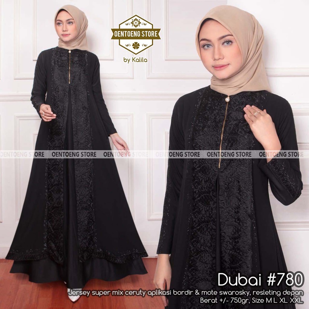 PROMO MURAH GAMIS ARAB HITAM Abaya Arab Turkey Dubai 777 Jubah India Umroh  Jalabiya Mesir