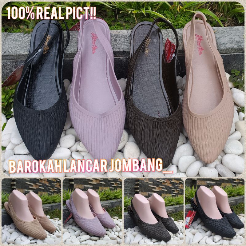 SANDAL JELLY SLOP WEDGES WANITA NEW ERA LB 12038 / 13001  100%ORIGINAL