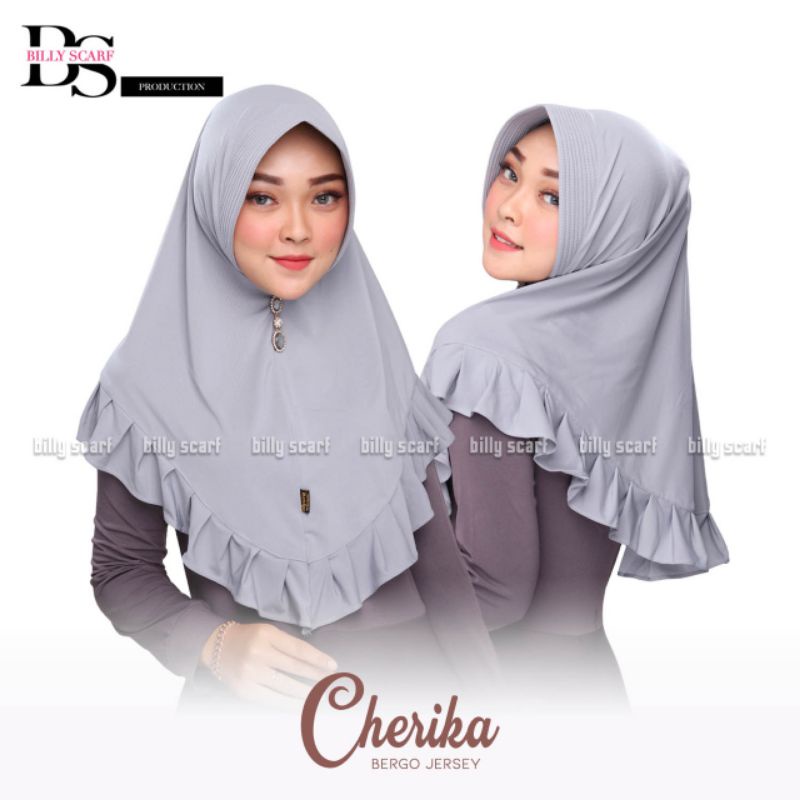 Jilbab Khimar Instan Simpel Cherika Original Billy Scraft