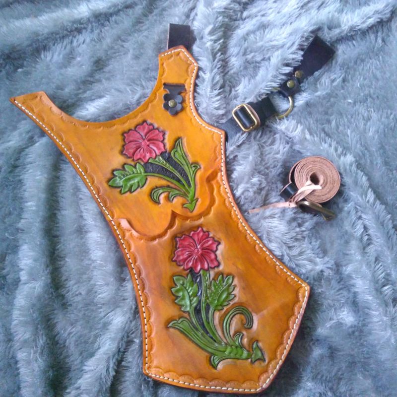 quiver kulit asli model mamluk