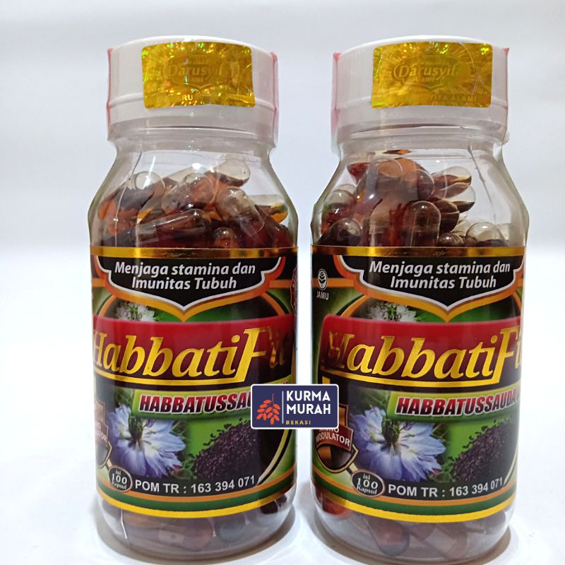 HABATIFIT Darusyfa Murni Minyak Habbatussauda - Habbatussauda Oil 100 Kapsul