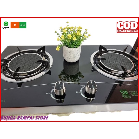 PROMO Kompor Tanam Eco Cook 2 Tungku Bara Bara EC2-02 hemat gas