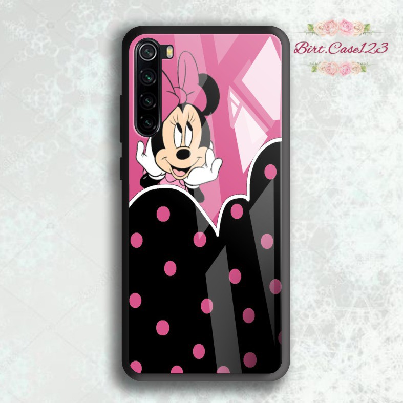 back case glass MINNIE MOUSE Iphone 5 6 6s 6+ 6s+ 7 7s 7+ 8 8+ Se 2020 X Xs Xr 11 12 Pro Max BC4962