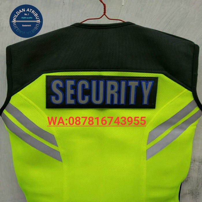 RPM Termurah Promo rompi security murah double mes full logo