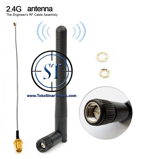 2.4G WiFi Bluetooth Antena Wireless External IPEX to SMA Female