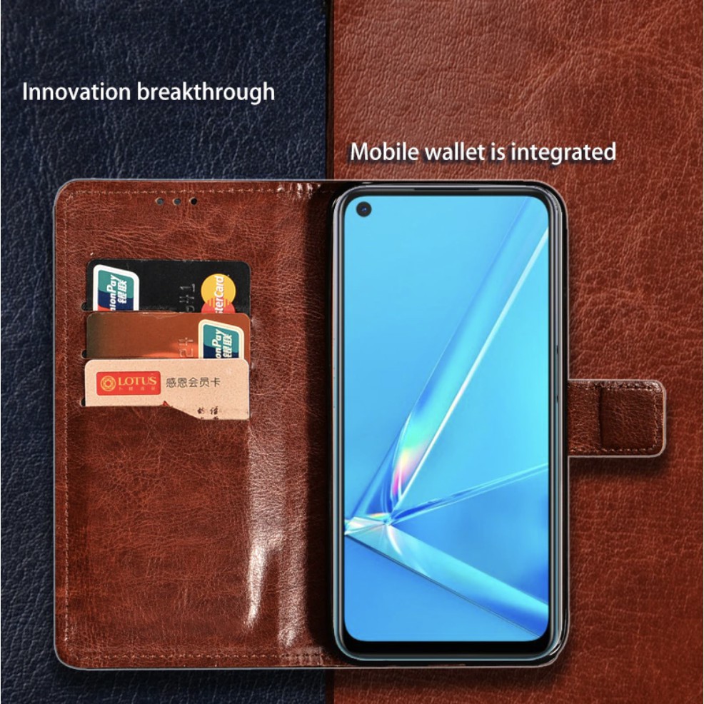 Oppo Reno 4 Flip Cover Wallet Leather Case