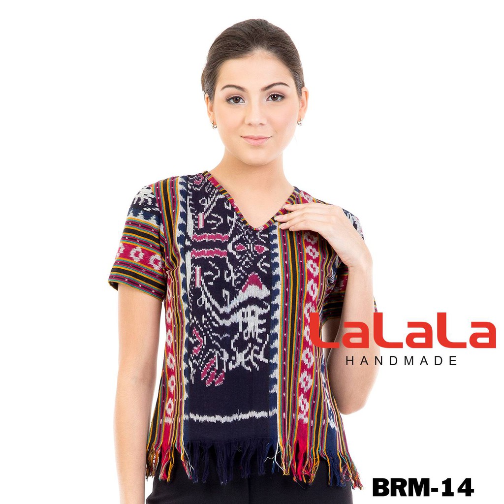 Blouse Tenun Ikat Asli Tradisional Kerajinan Tangan Nusantara