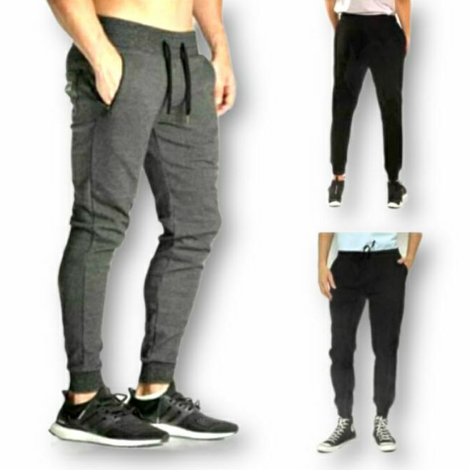 Trening Panjang Jogger pants pinggang kolor