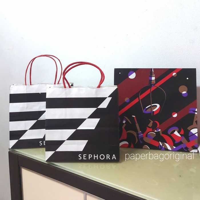 

(TERLARIS) Sephora Paperbag Set 3 original paper bag