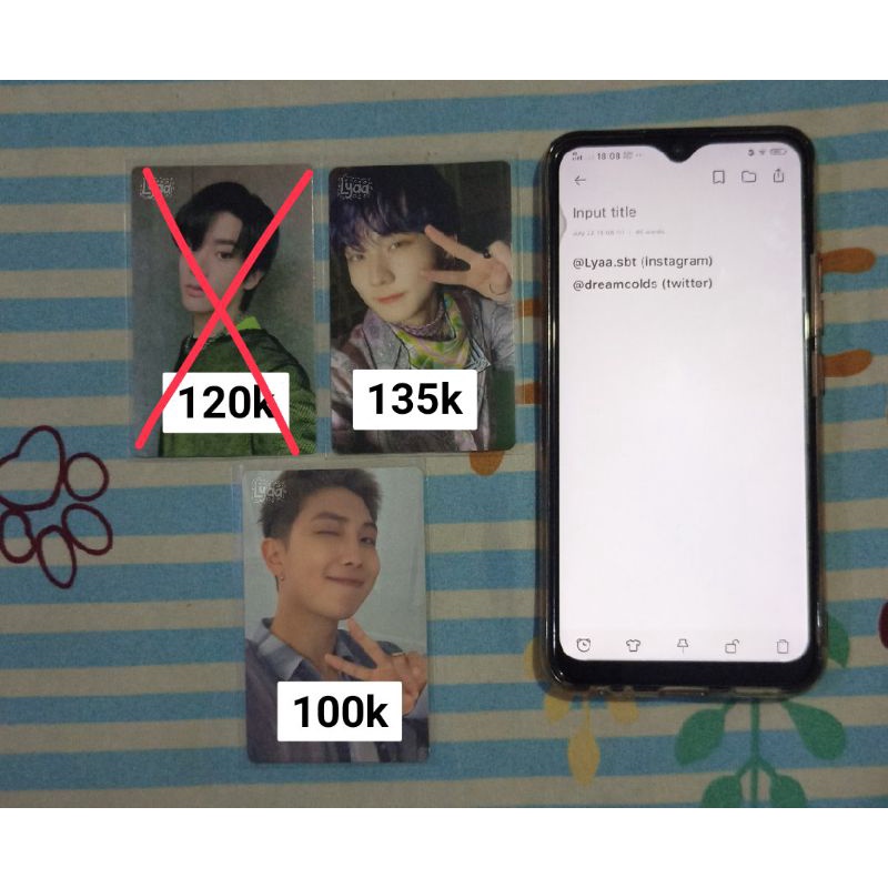 [READY] soljack batik jw bene fever jake compact namjoon proof