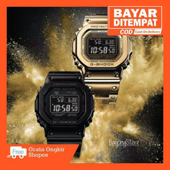 JAM TANGAN PRIA GSHOCK RANTAI ANTI AIR WARNA GOLD